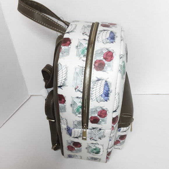 Attack On Titan Regiment Crests Mini Backpack NWT - Picture 7 of 8